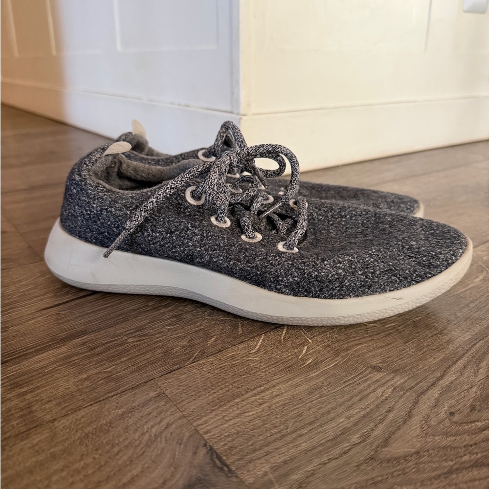 Allbirds Women's 10 Merino Wool Runners Natural Grey/Grey Sole Comfort Shoes